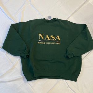 Dark green NASA Sweatshirt (Marshall Space Flight Center). XL
